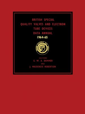 cover image of British Special Quality Valves and Electron Tube Devices Data Annual 1964–65